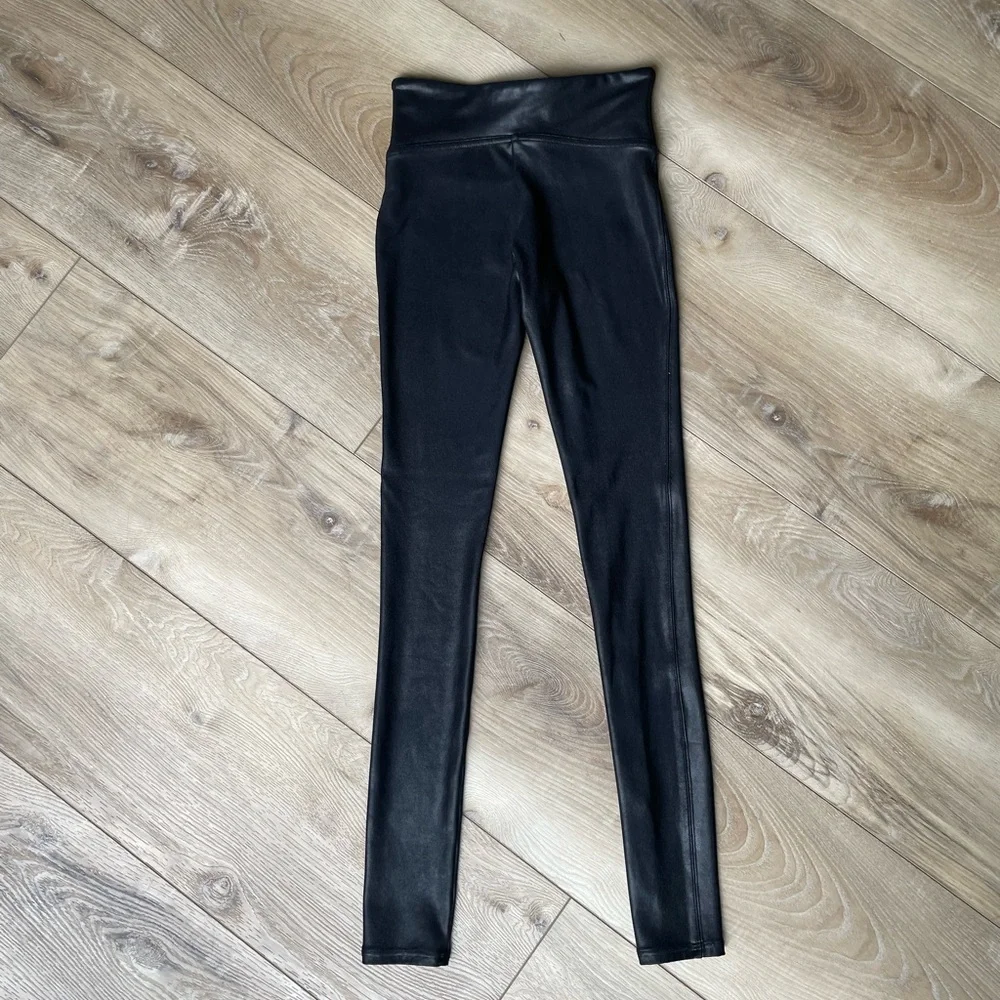 Spanx Black Faux Leather Legging - Picture 8 of 13
